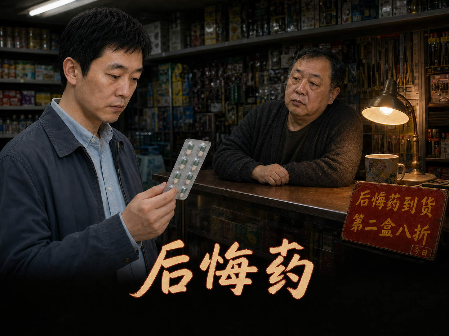 《后悔药》深夜杂货铺中的荒诞现实主义短片封面